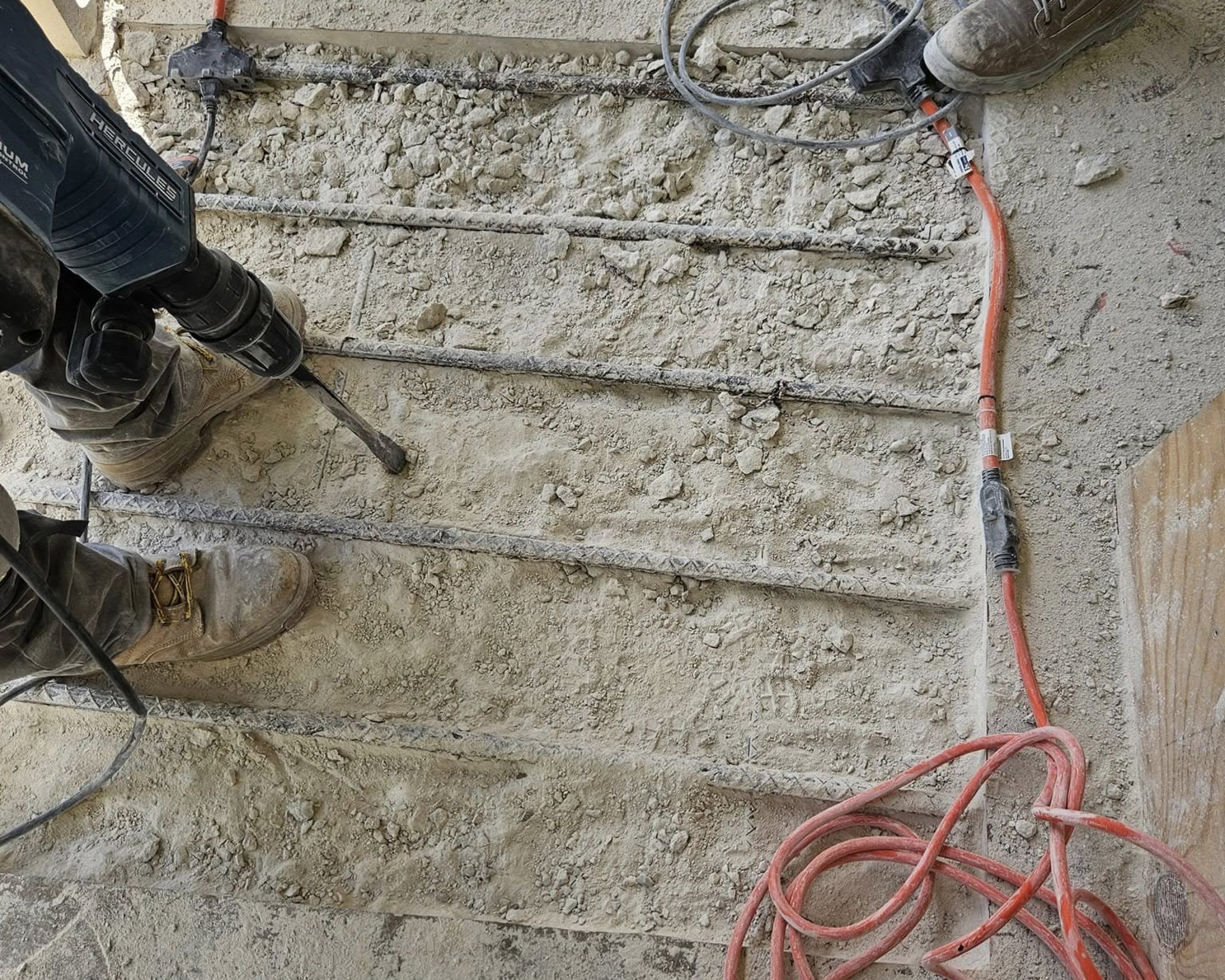 concrete restoration project