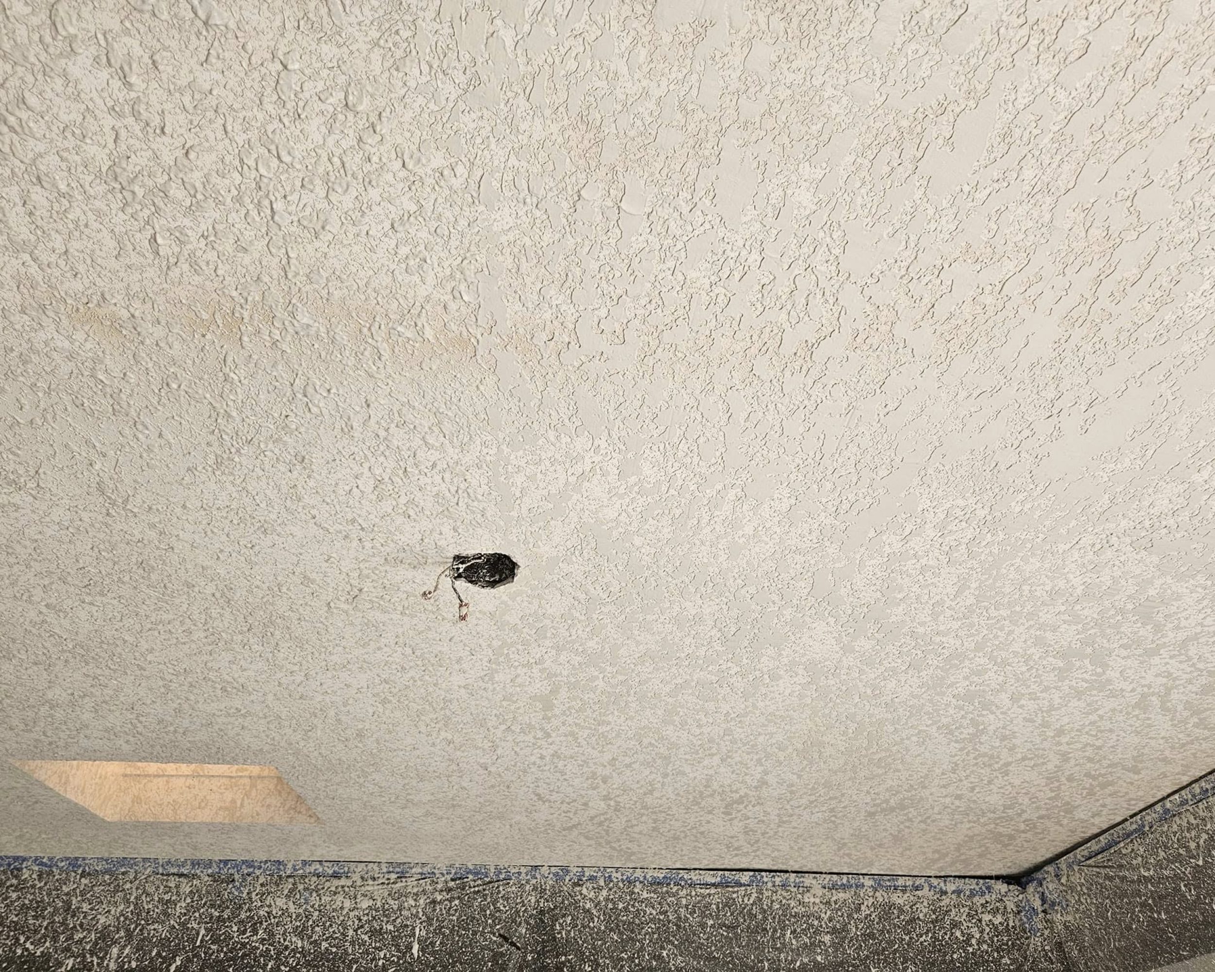 spraying knockdown texture